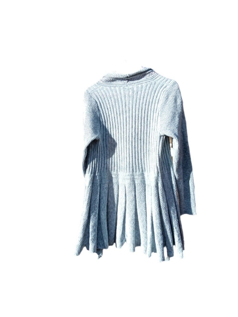 Shein Cardigan Sweater Open Front Pale Blue Size S